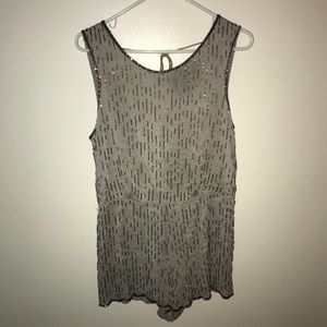 Embellished Free People Romper
